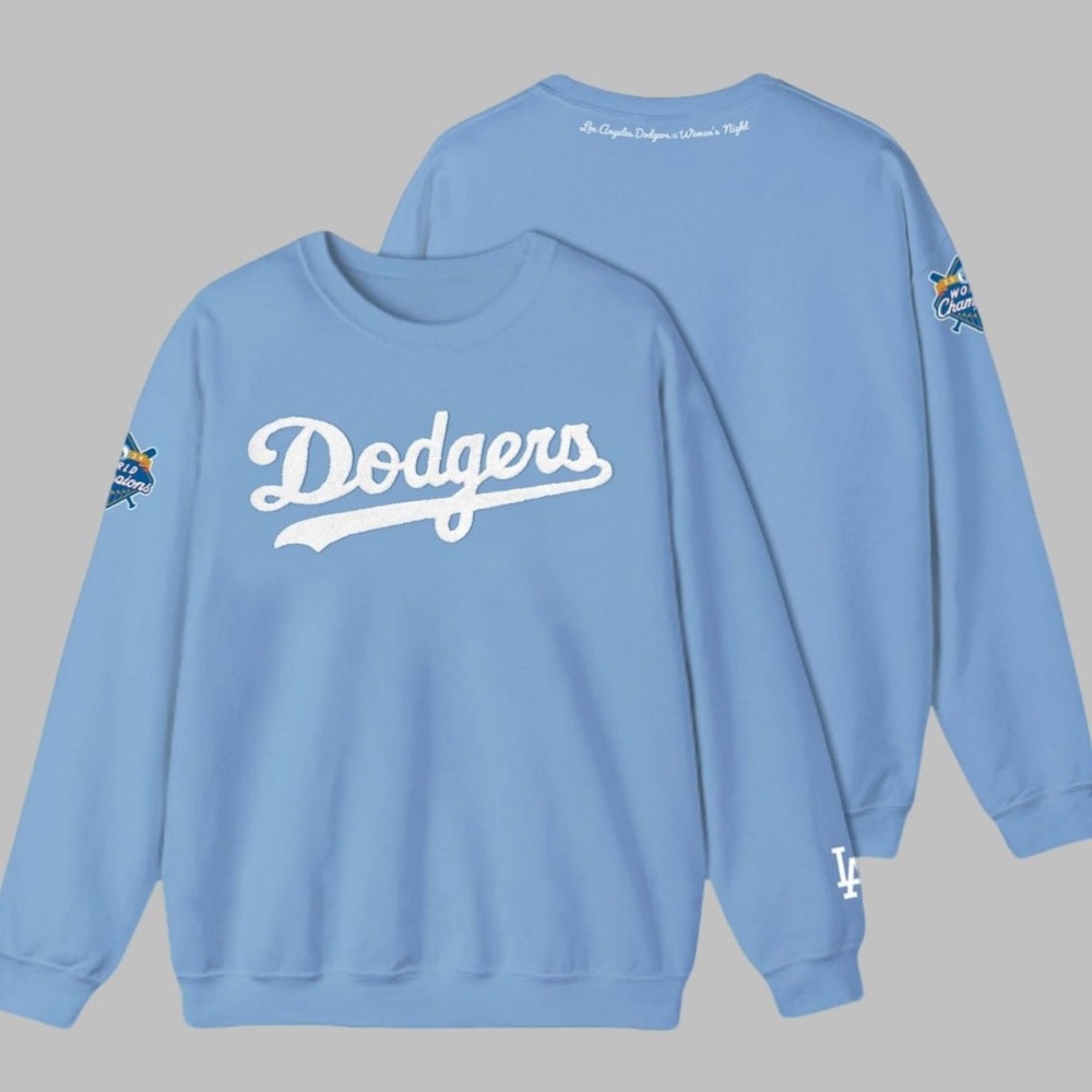 2025 Women’s Day Dodgers Blue Sweater